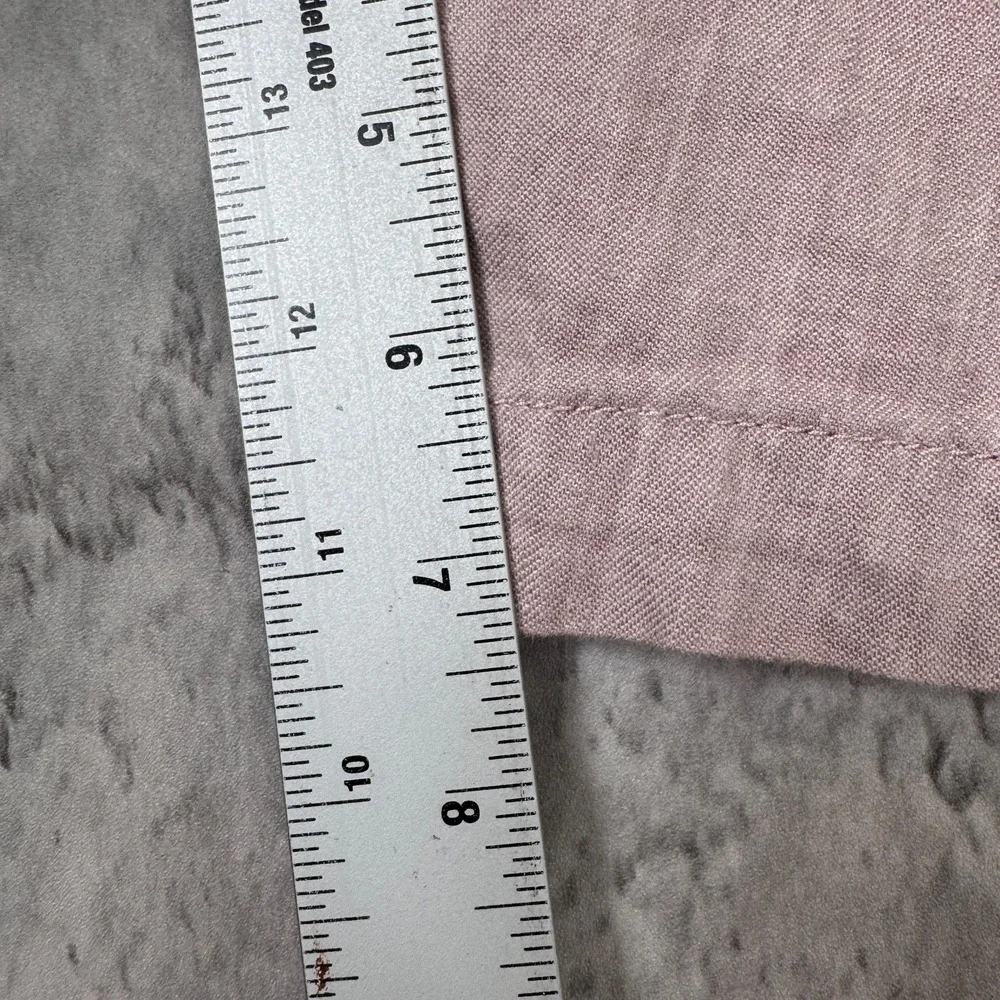 Faherty Tradewinds Shorts Mens 36 Pink Linen Blend Summer Preppy Lightweight